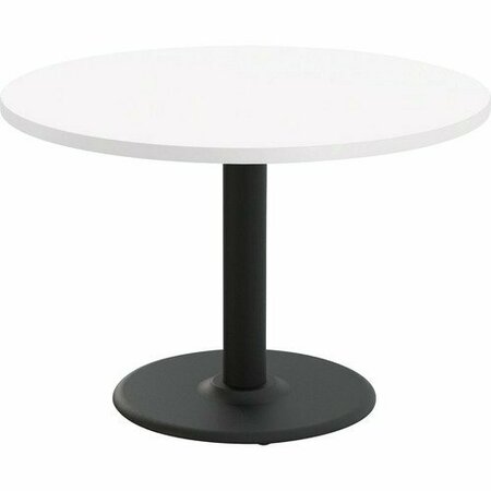 SPECIAL-T Table, Round, 42in Dia x 29in, Black Base/White Top SCTCANT242BWH